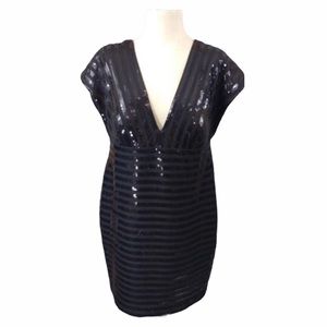 Nicole by Nicole Miller Black Sequin Dress